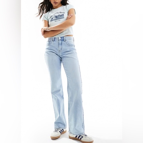 Stradivarius STR Straight Leg Jeans – Size 10, NWT - Picture 1 of 5